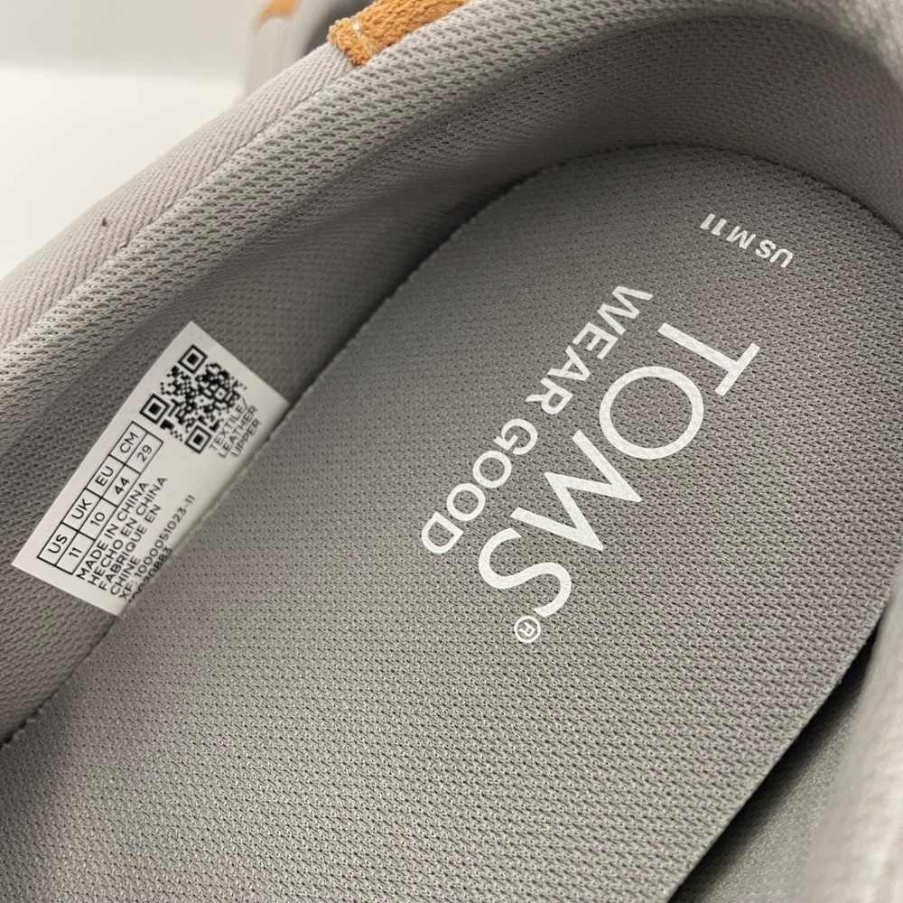 TOMS Alp Fwd men’s slip-on canvas gray sneakers Size 11 - Picture 9 of 13